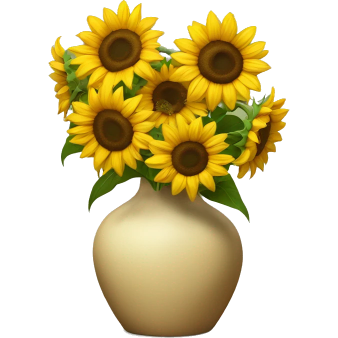 Sunflowers in a vase emoji