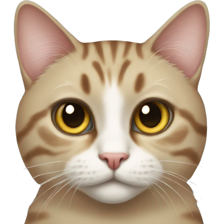 Cross eyed cat emoji