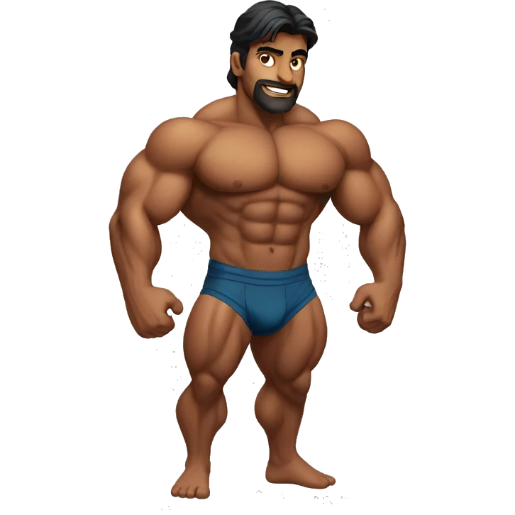 Indian bodybuilder  emoji