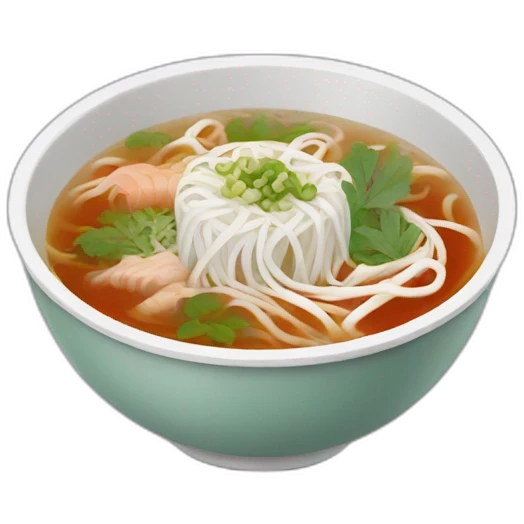 bowl of pho emoji