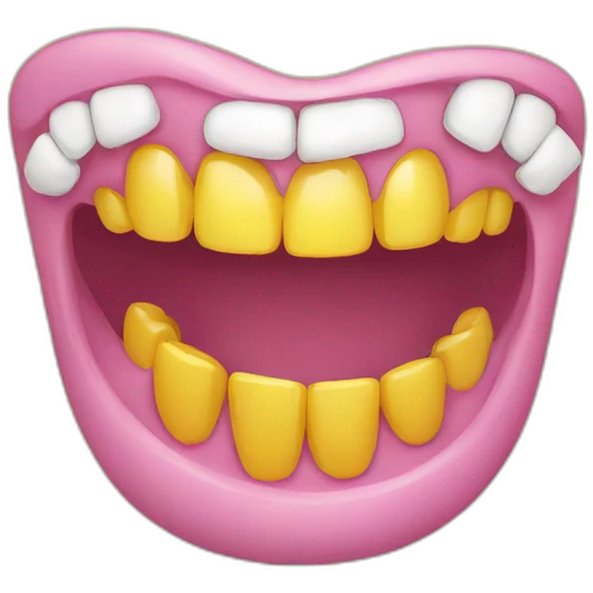Dientes emoji