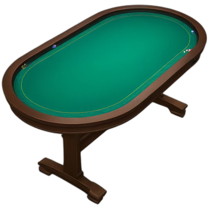 oval poker table emoji