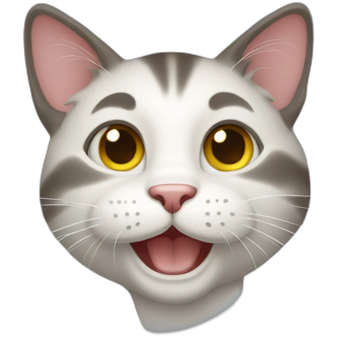Happy cat emoji