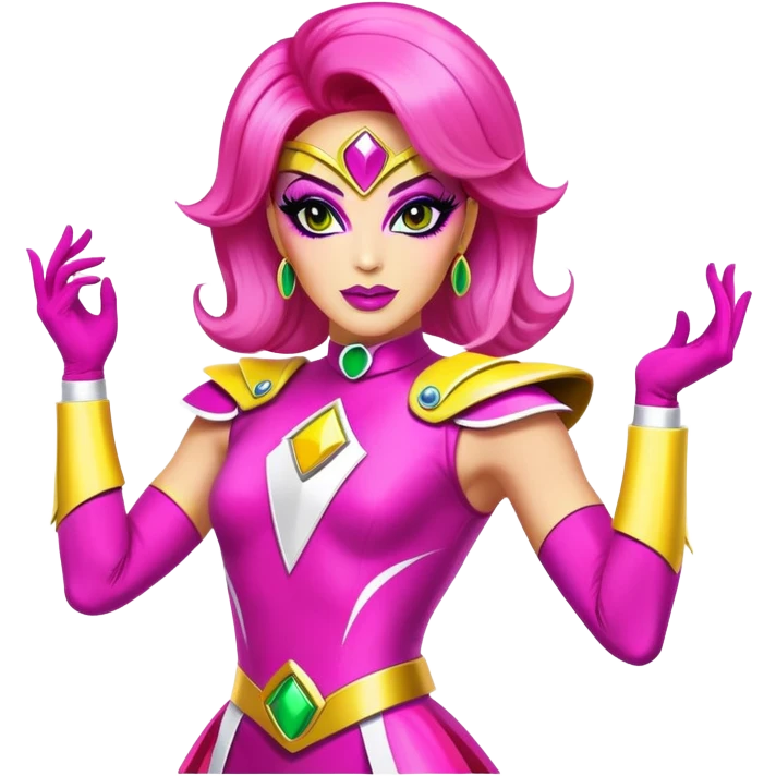 Drag queen power ranger emoji