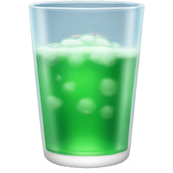 a fresh glass with sprite emoji