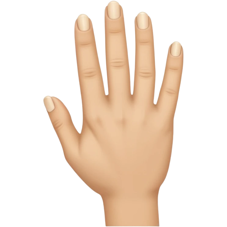 Ring finger coming forward from hand emoji