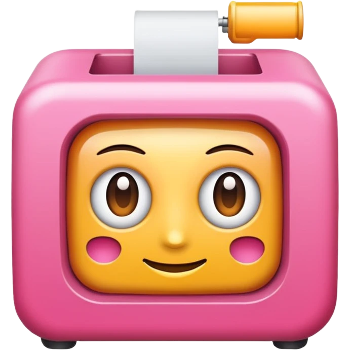 Impresora rosada  emoji