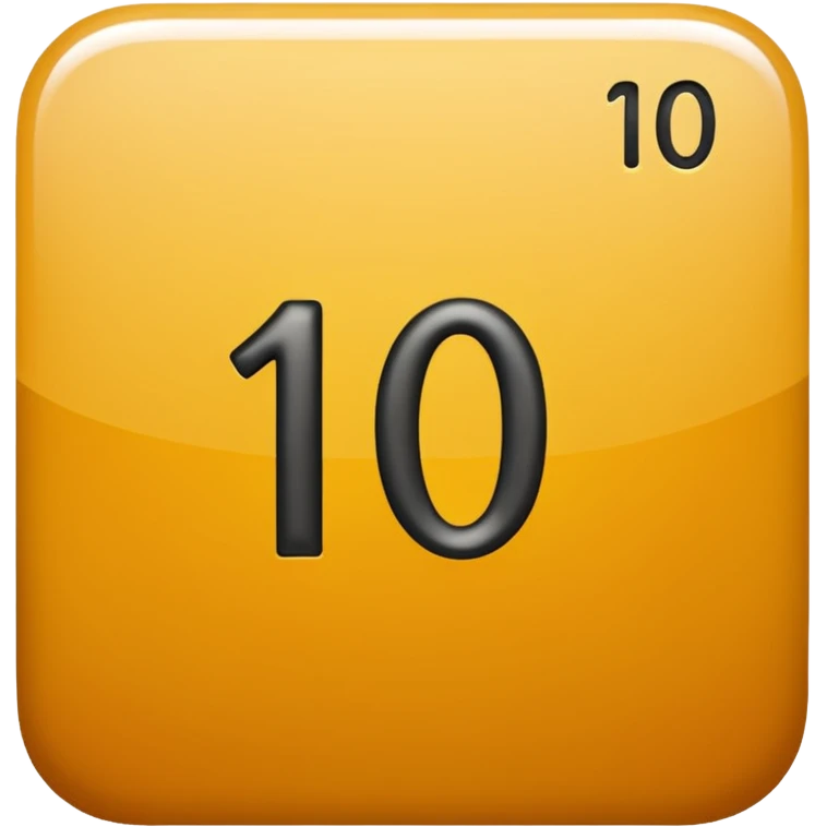 square root 100 emoji