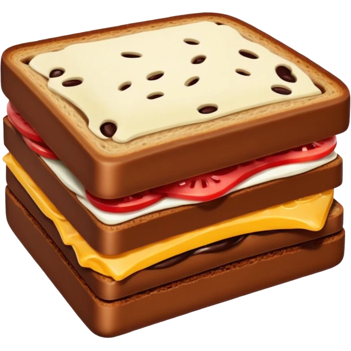 chocolate sandwich emoji