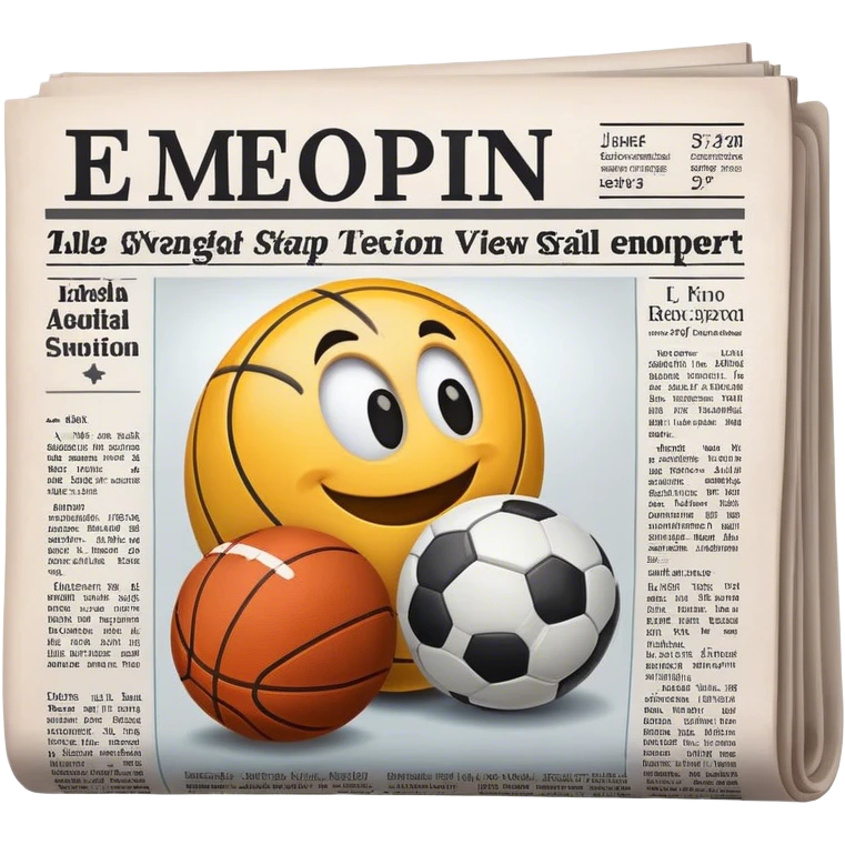 sports newpaper emoji