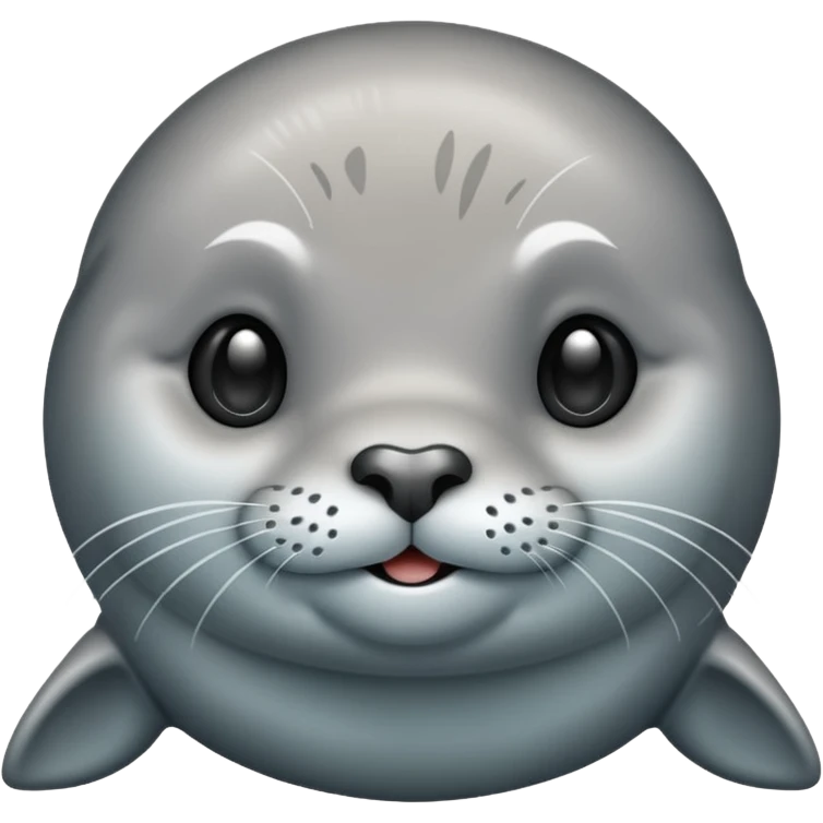 Smiling seal emoji