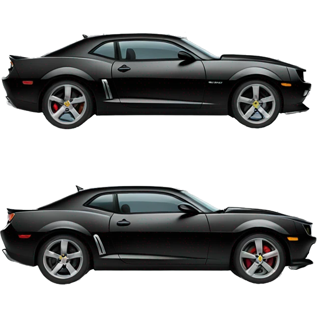  Black Camaro  emoji