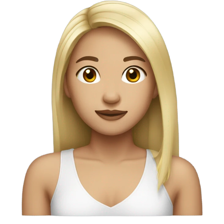 A Asian girl light skin straight hair emoji