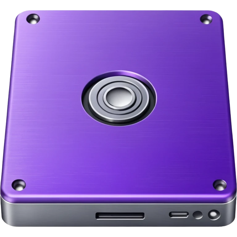 purple hdd drive emoji