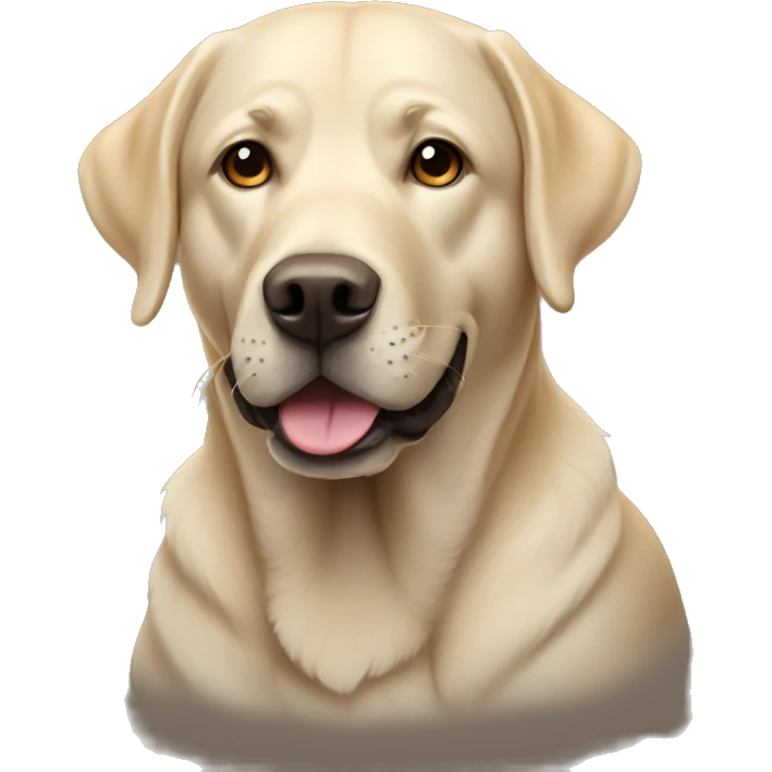 Older Labrador male dog emoji