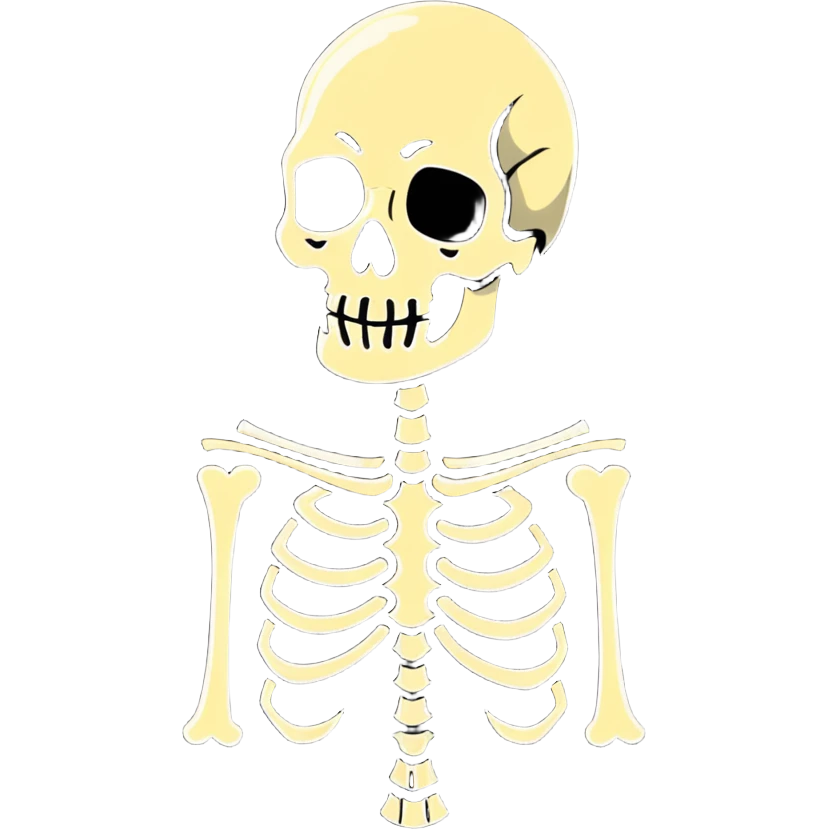 skeleton ribs emoji