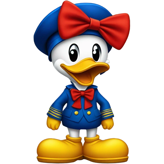 Donald Duck shoes emoji