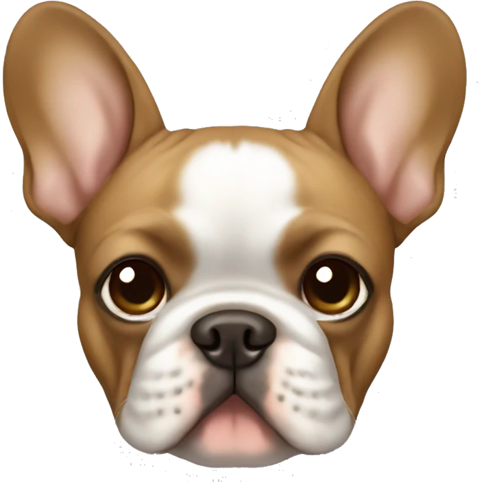 light brown french bulldog emoji
