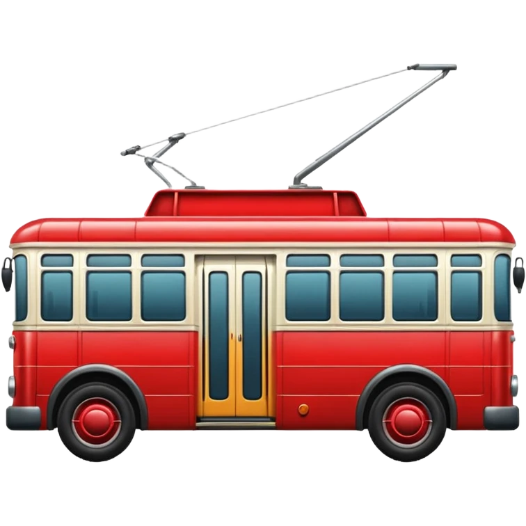 trolleybus emoji
