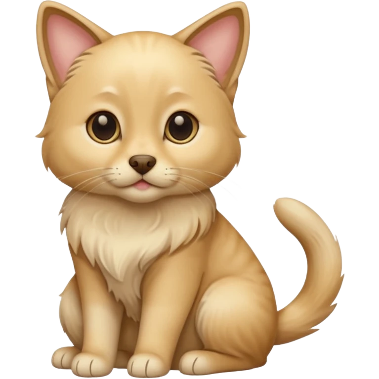 cat and dog one body emoji