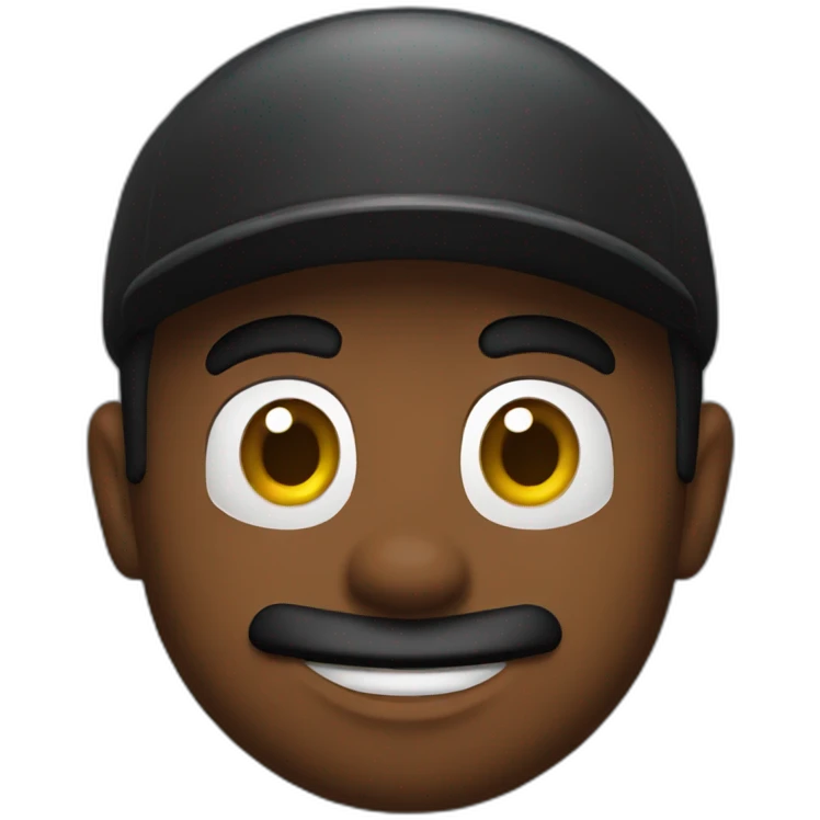 Black mario emoji