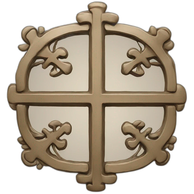 Logo croix du groupe Indochine emoji
