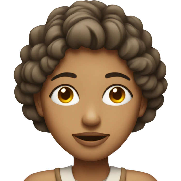 woman, facial expression, relieved, eyes closed emoji