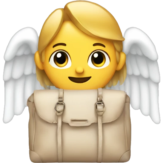 Bag angel emoji