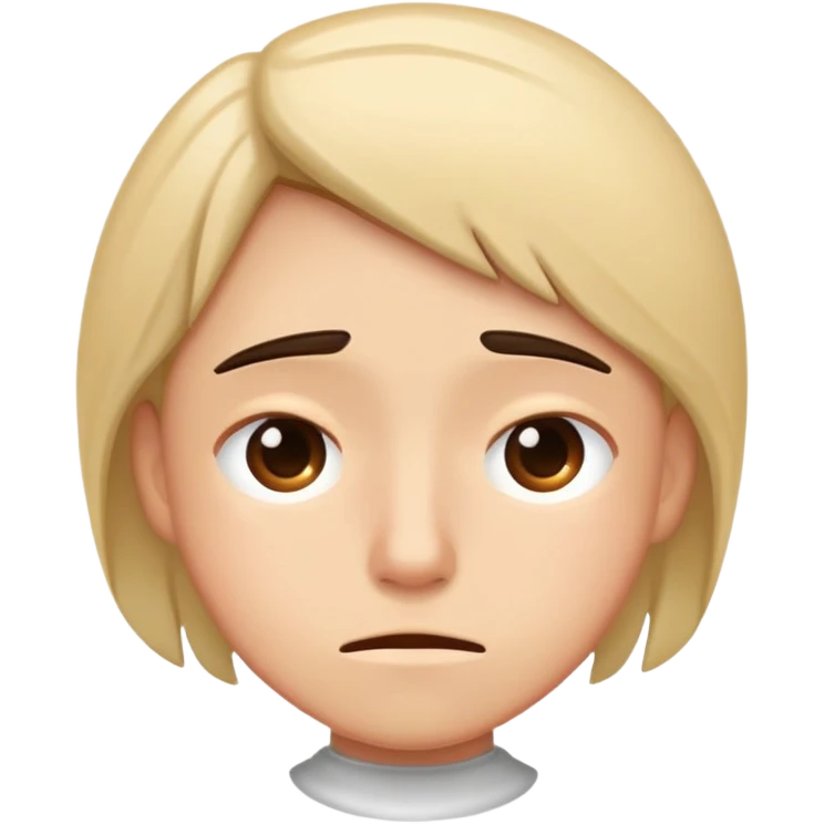 Exhausted emoji