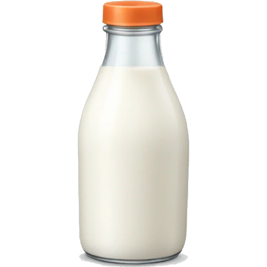 milk bottle for kids emoji