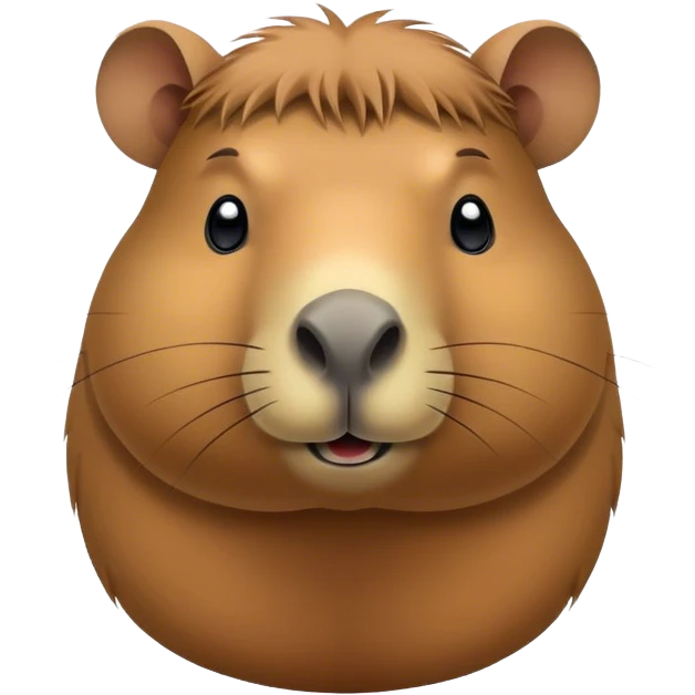 Una capibara emoji