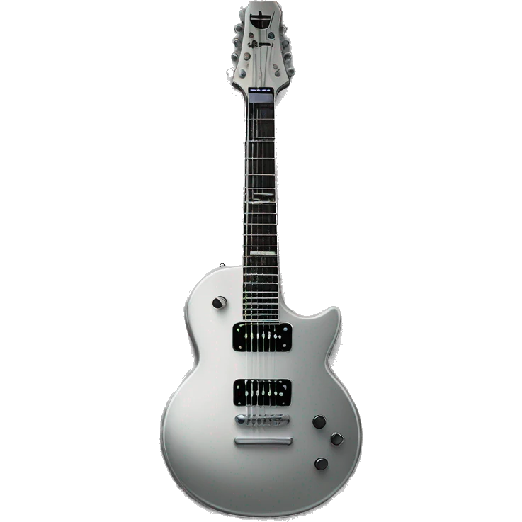 Silver Jackson Rhodes Roswell electric guitar  emoji