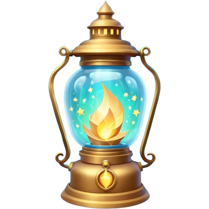 cosmic magic lantern object icon, floating lantern with arcane energy, swirling stars inside, glowing ancient runes, epic fantasy aura, 3D cartoon, mobile game icon style, centered, clean background, no text, no watermark
 emoji