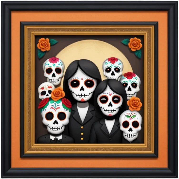 Day o the death, missing people, hereditary movie, museum emoji