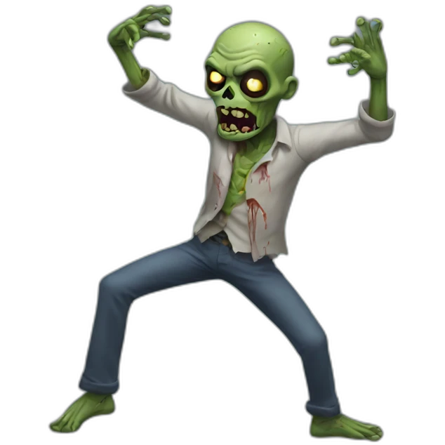 Zombie dancing emoji