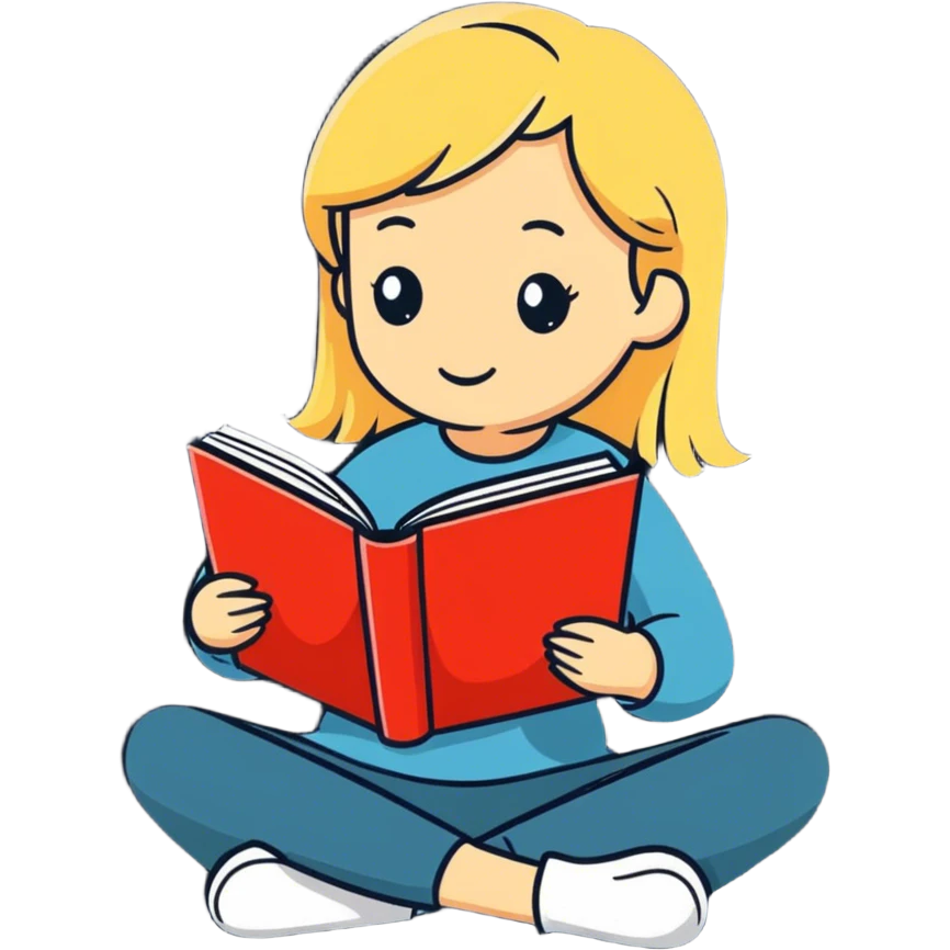 Blonde reading a book  emoji