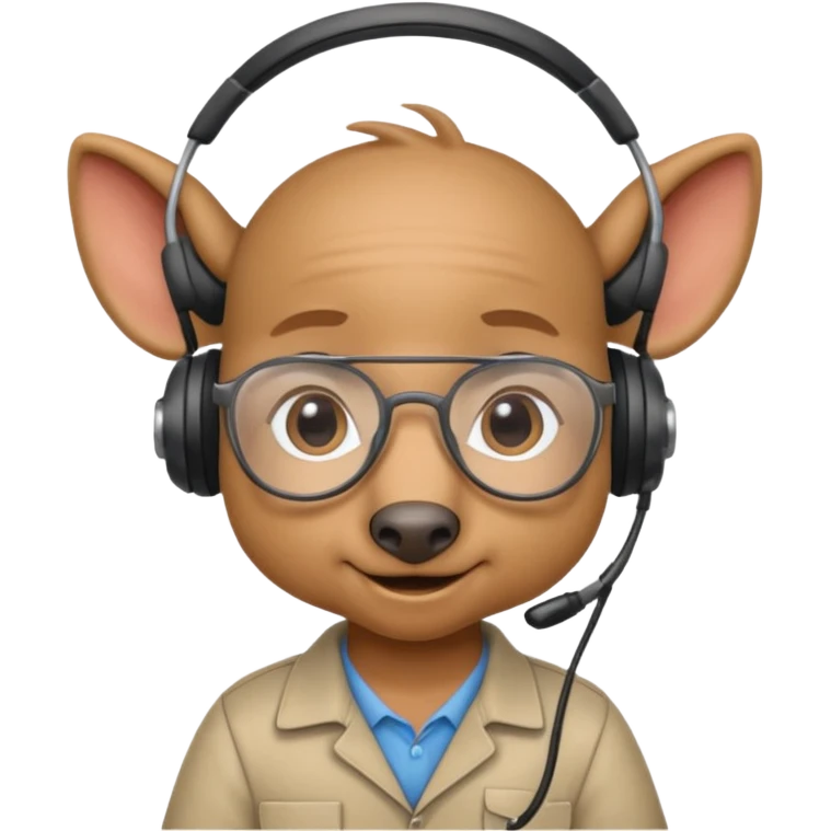 Baby aardvark network engineer emoji