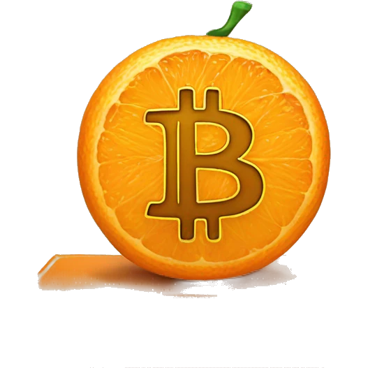 orange book with the word bitcoin on it emoji