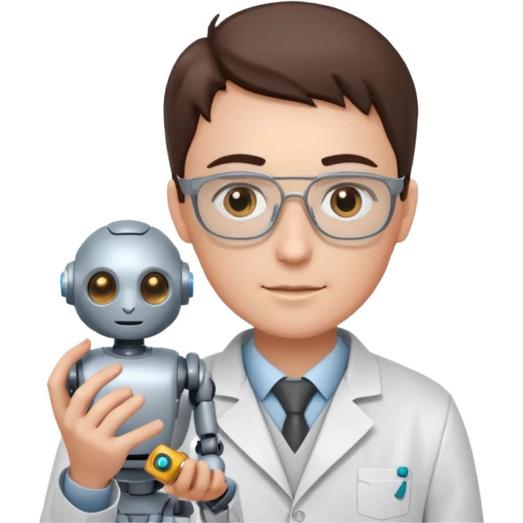 a robotics teacher emoji