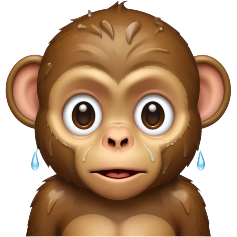 crying monkey emoji