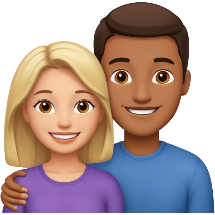 Man and woman emoji