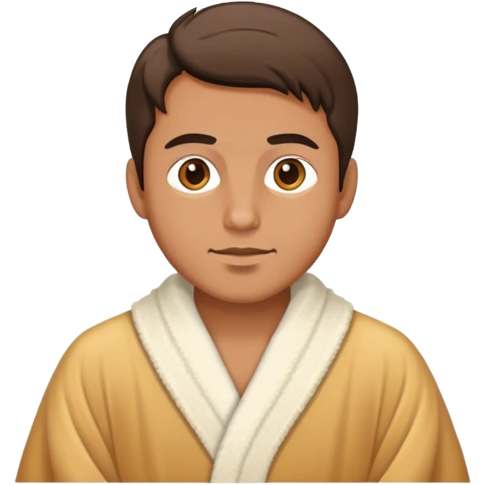 man with robe emoji