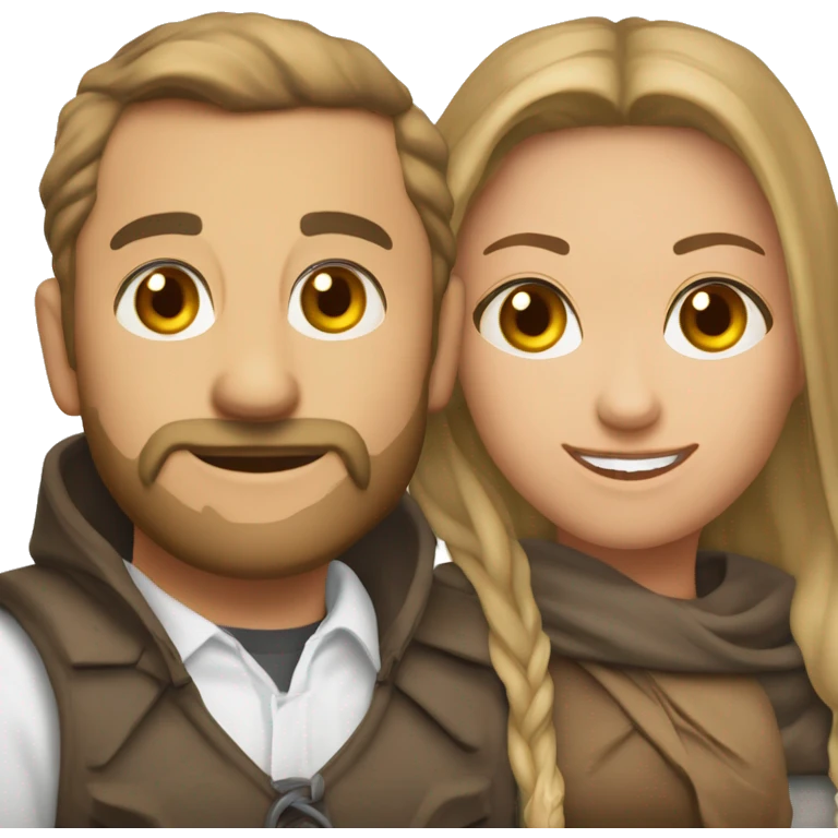 Коричневый олень с шарфом на шее и с гирляндой на рогах emoji