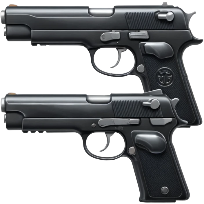 2 guns emoji