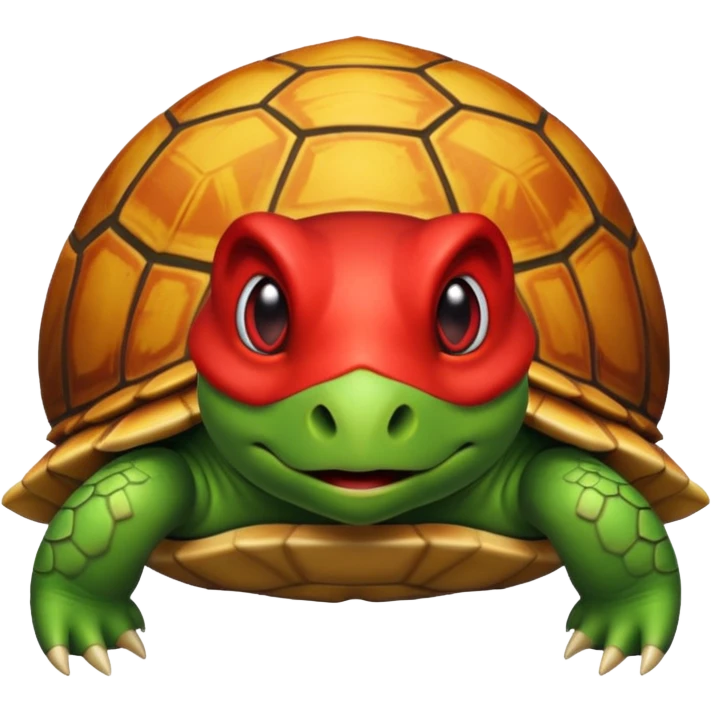A devil in a turtle carapace emoji