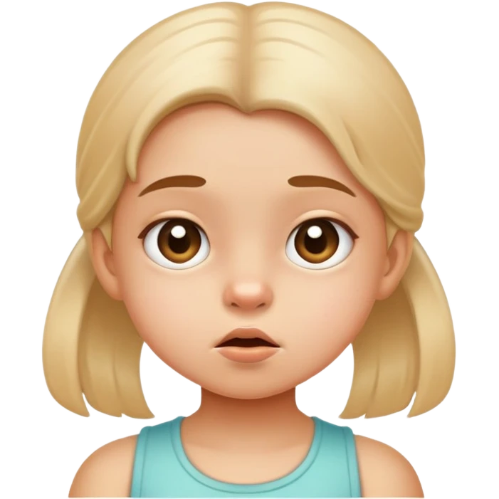 Little girl stinky emoji
