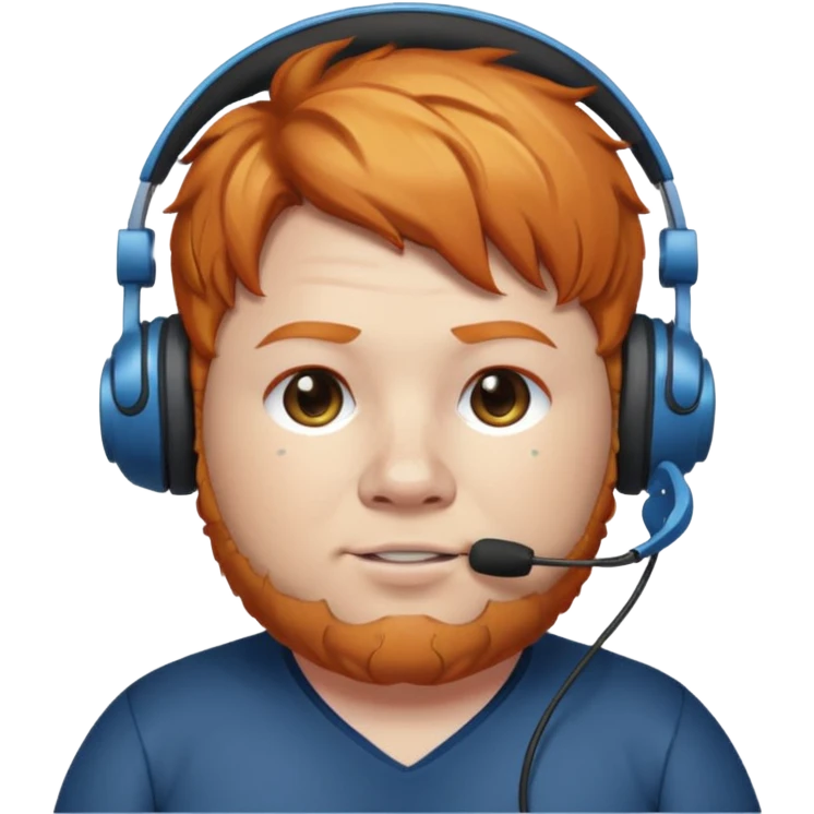 CaseOh, the fat ginger streamer emoji
