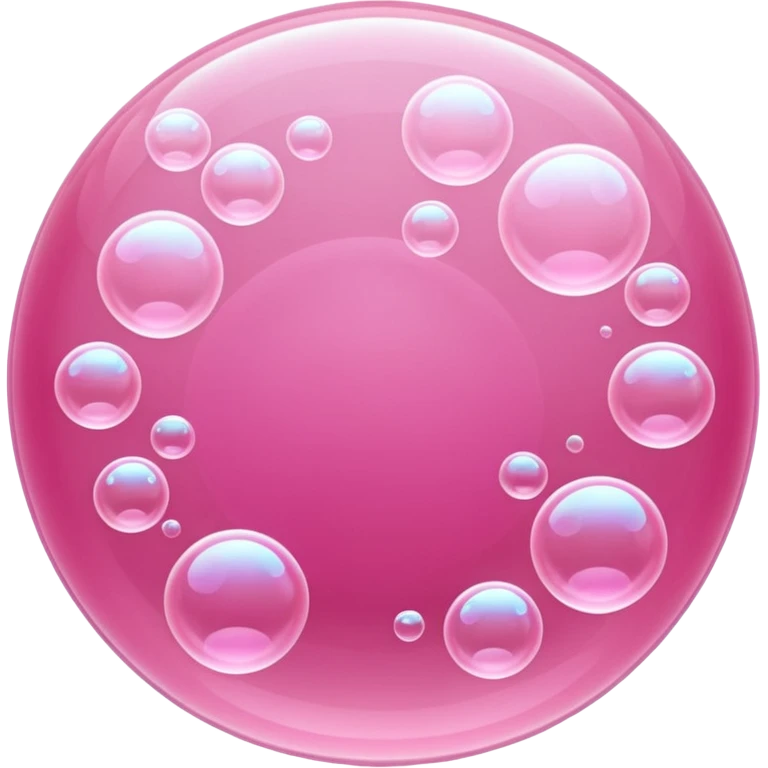 pink bubbles emoji