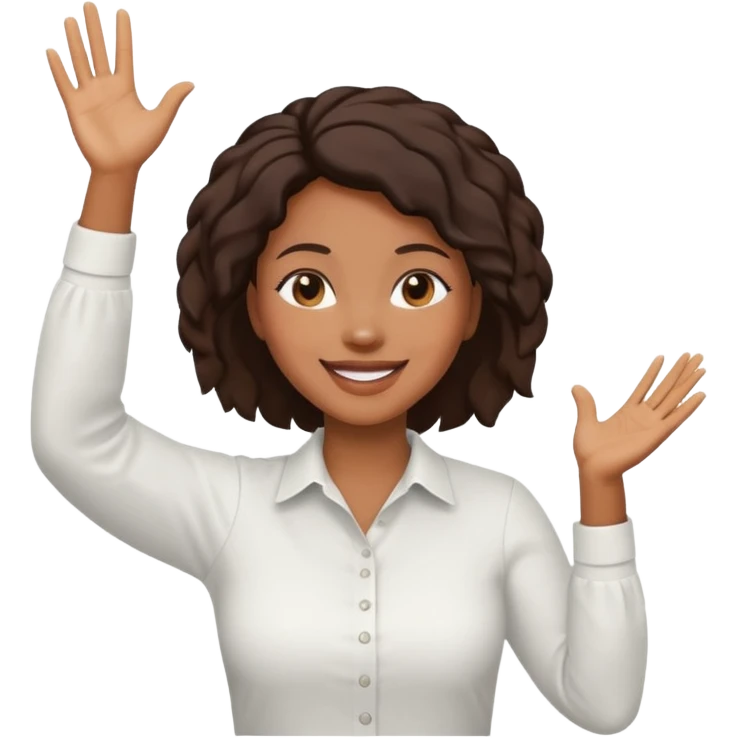 Beautiful Christian black women praise expressions emoji