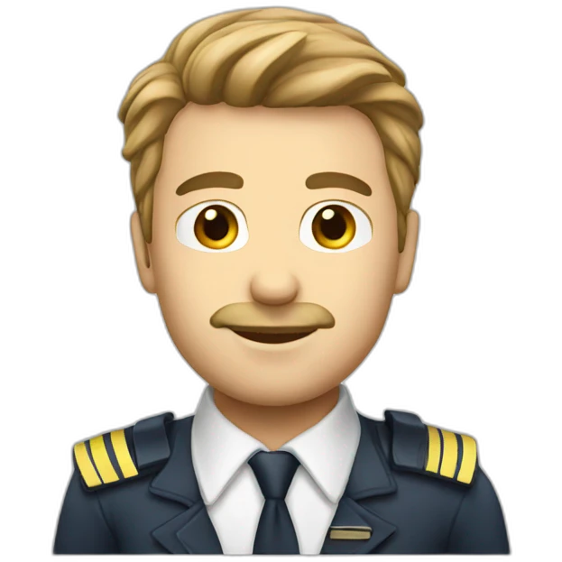 Pilot white emoji